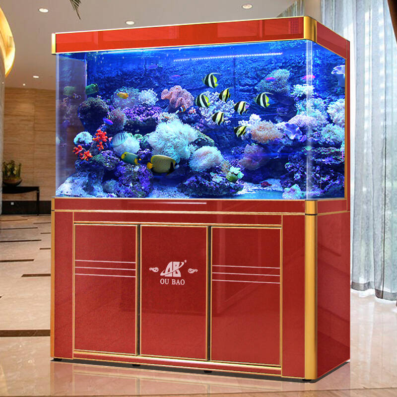 歐寶1.2米大型生態(tài)水族箱 一缸碧水，靈動空間的藝術(shù)